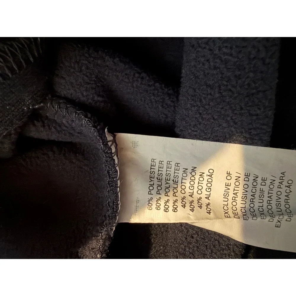 Penguin by Munsingwear Men's XL Navy Blue Full Zip Fleece Sweatshirt Jacket